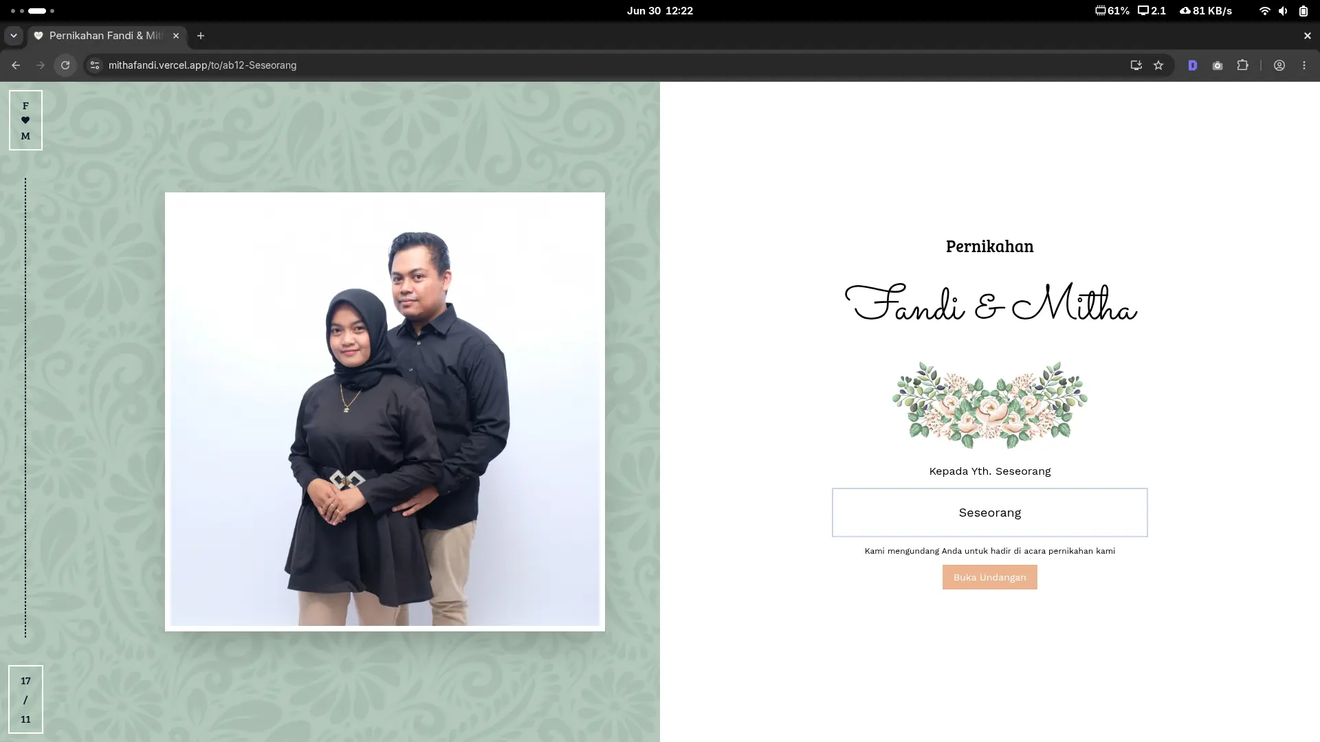 Wedding Invitation